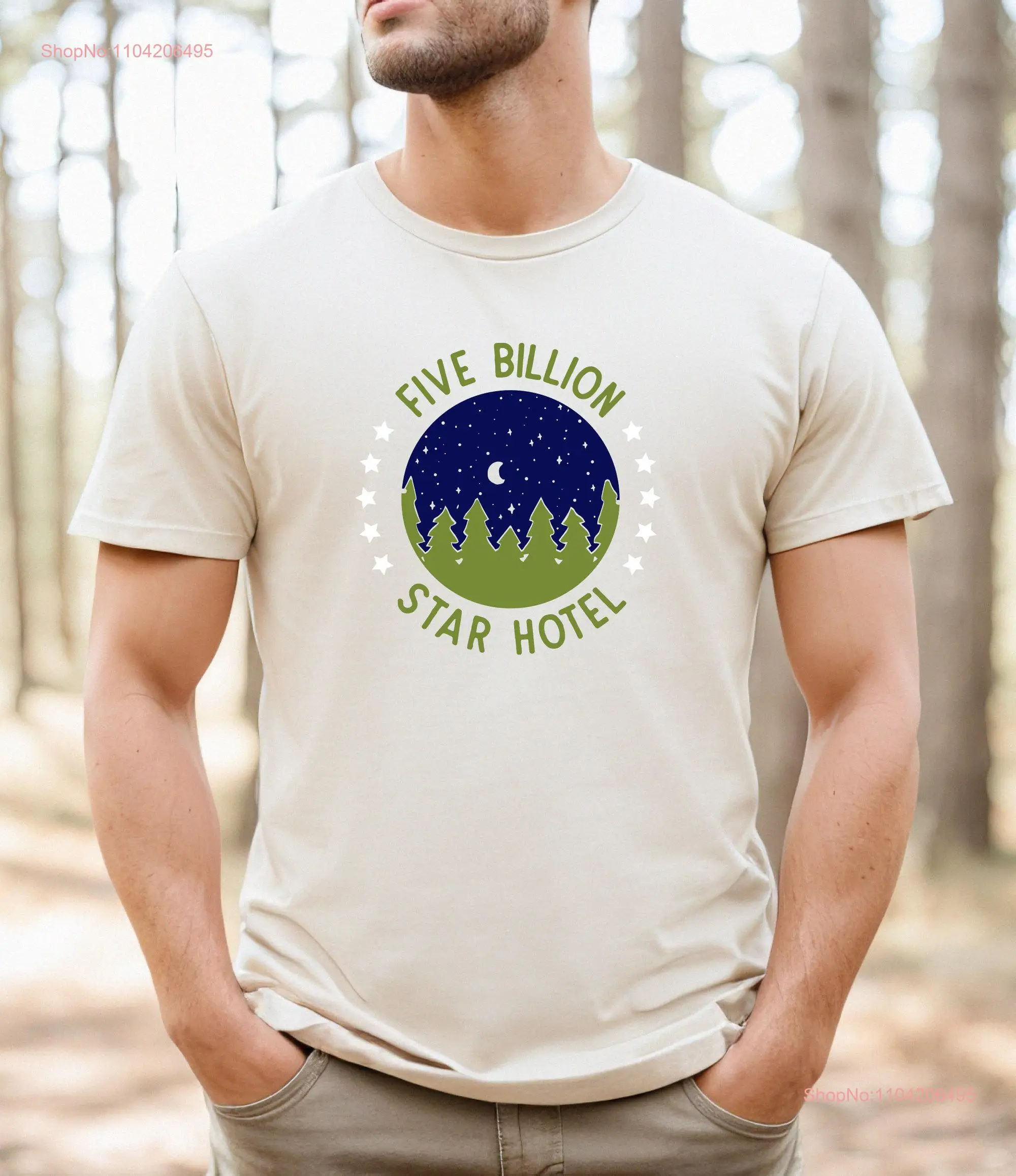 five billion star hotel T Shirt long or short sleeves