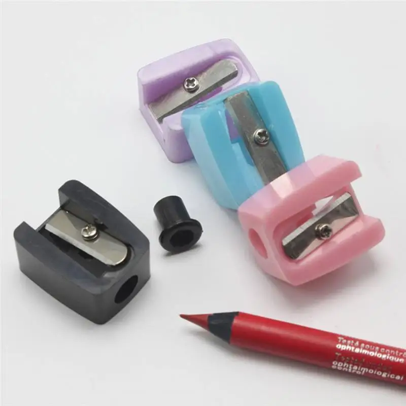 Rautan pensil Eye Liner 2pcs, rautan pensil Makeup profesional, rautan pensil alis