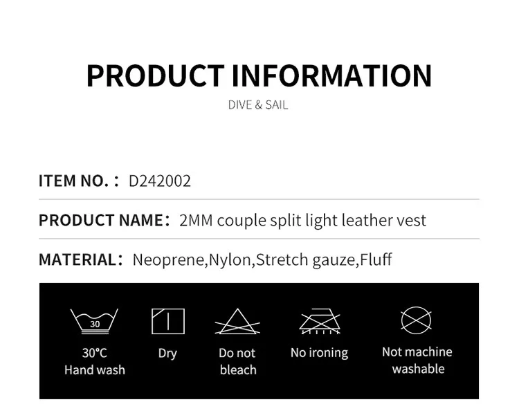 Männer Frauen 2MM Neopren Glattes Haut Neoprenanzug Weste Surfen Schwimmen Tauchen Anzug Westen Triathlon Für Scuba Schnorcheln Speerfischen Tops – Detail 2