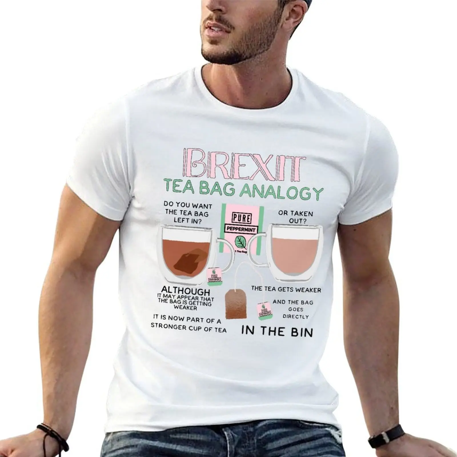 Brexit Tea Bag Analogy - James Acaster T-Shirt sports fans custom shirt sweat shirts, men