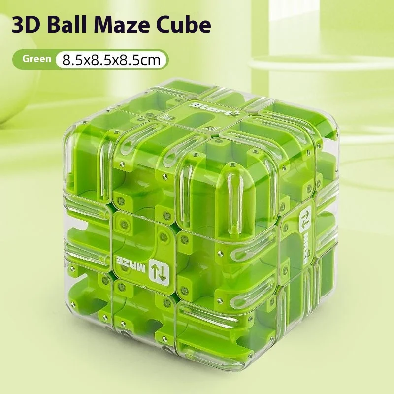 Neue grenzüberschreitende dreistufige Labyrinth-Schlacht Zauberwürfel-Wettbewerbe Stressabbau-Spielzeug für Kinder Logik-Denkspiele und Puzzles