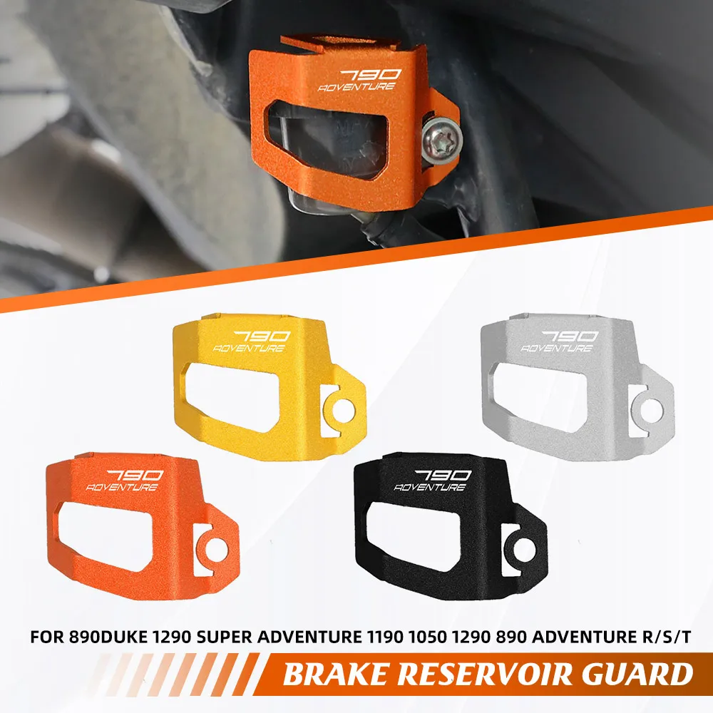 

FOR 890DUKE 1290 SUPER ADVENTURE 1190 1050 1290 890 Adventure R/S/T Motorcycle Rear Brake Fluid Reservoir Guard Cover Protector