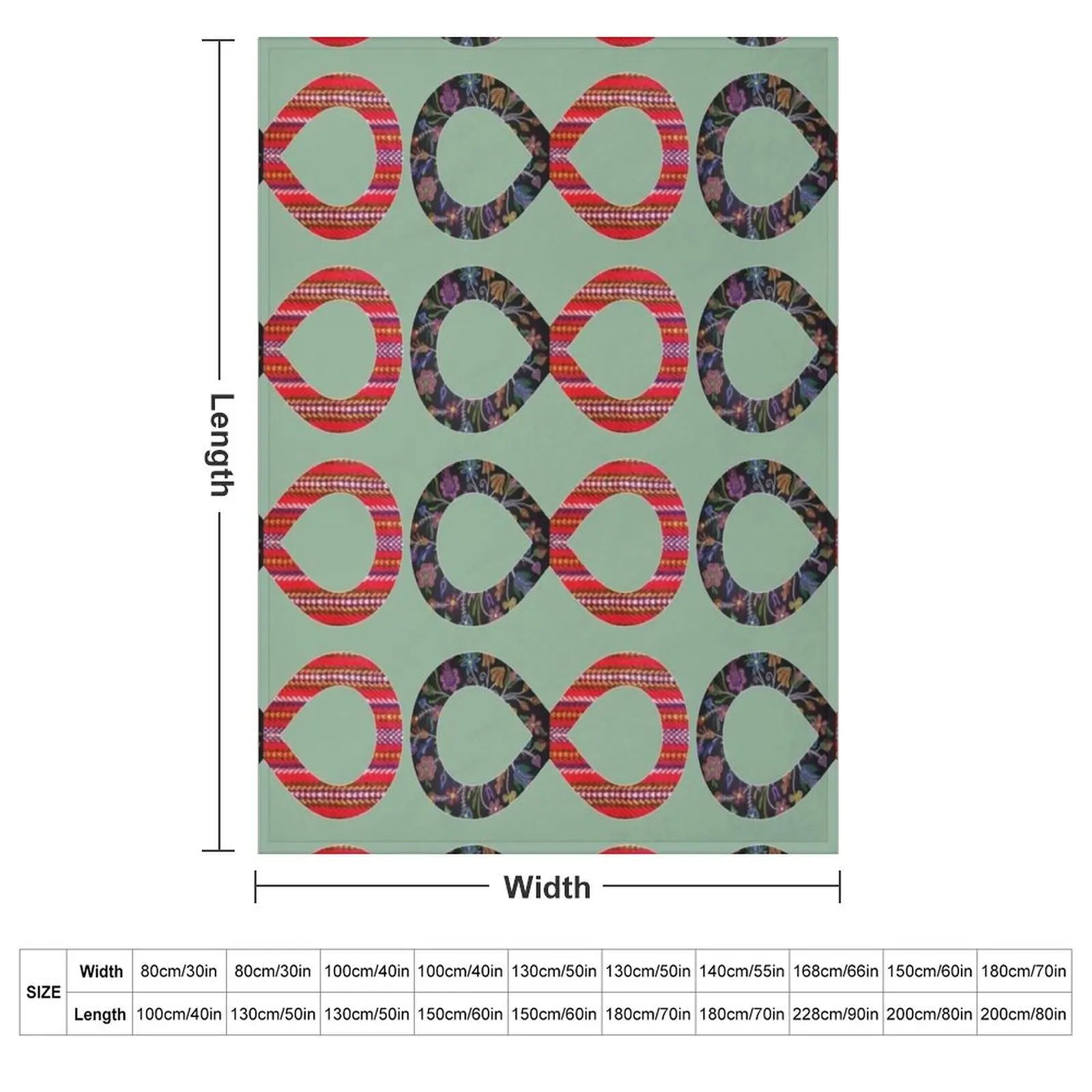 M??tis Infinity Throw Blanket Luxury Designer Baby Flannel Thin Blankets