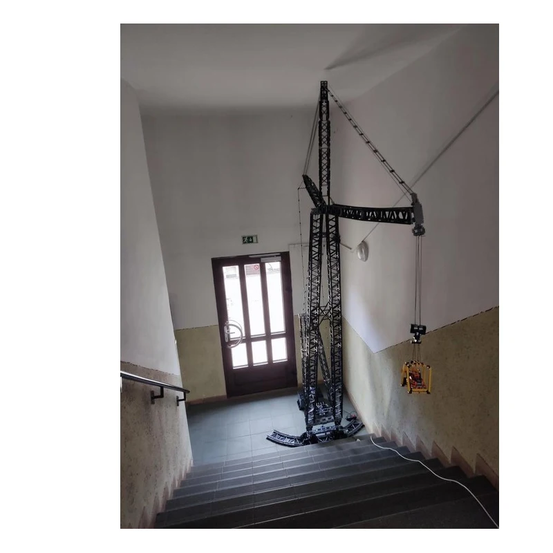 

Конструктор BMS Ring Crane HCR-3000: Гусеничный кран, 15113 деталей, сложная сборка, DIY, рождественский подарок, MOC-204416