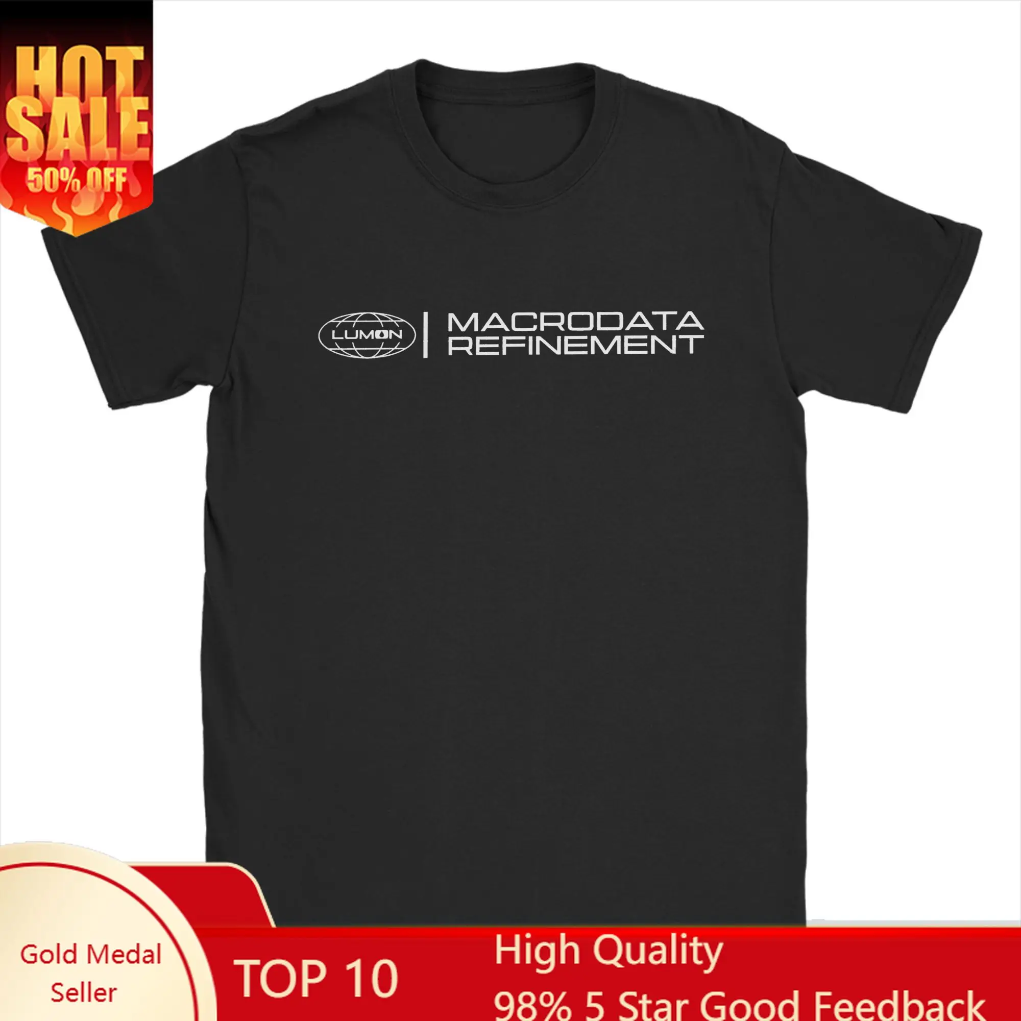 

Lumon Industries Macrodata Refinement Severance T Shirt Men's Cotton Vintage T-Shirt O Neck TV show Tee merchandise 4XL 5XL 6XL