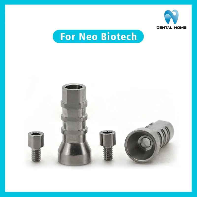 For Neo Biotech Composite Provisional Abutment   Titanium Base   Healing Cap