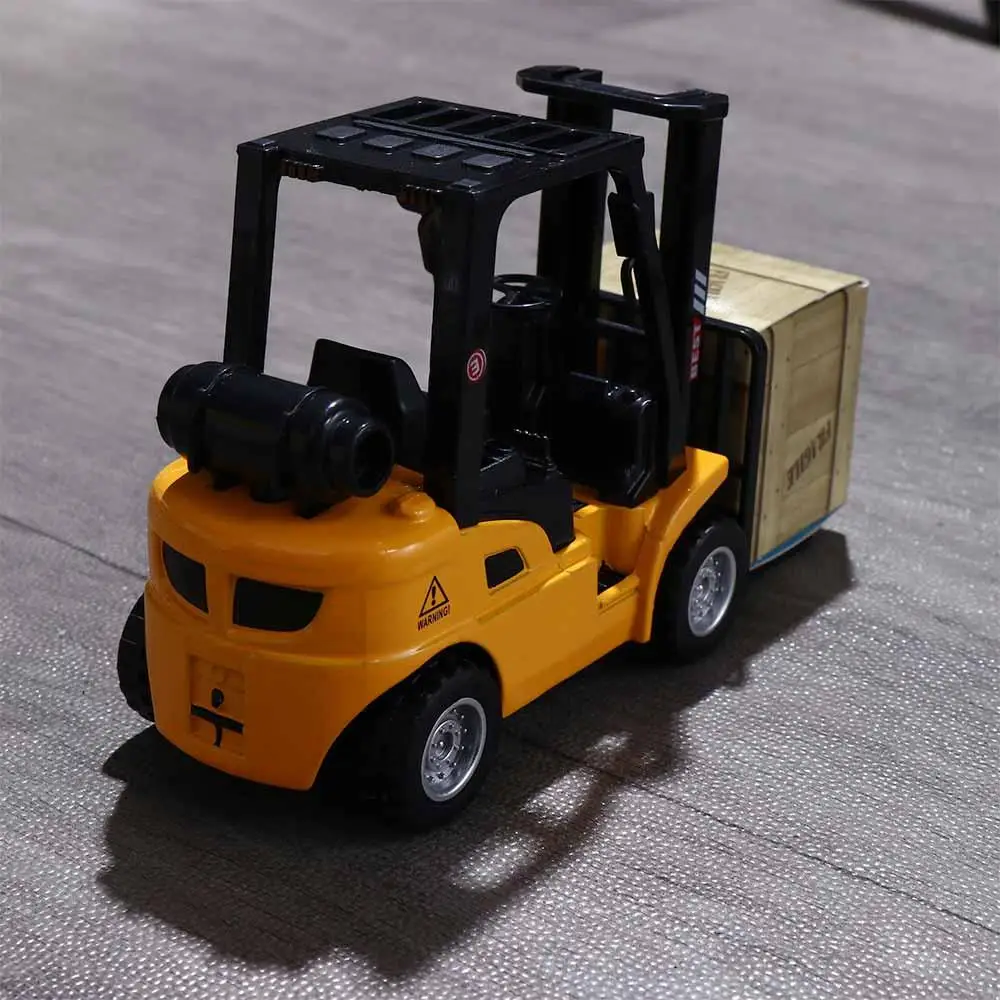 Car Toy Vehicles Car  Model Car Play Toy Forklift Friction Toy Vehicle Construction Die-Cast Model Pallet Interactive Toy