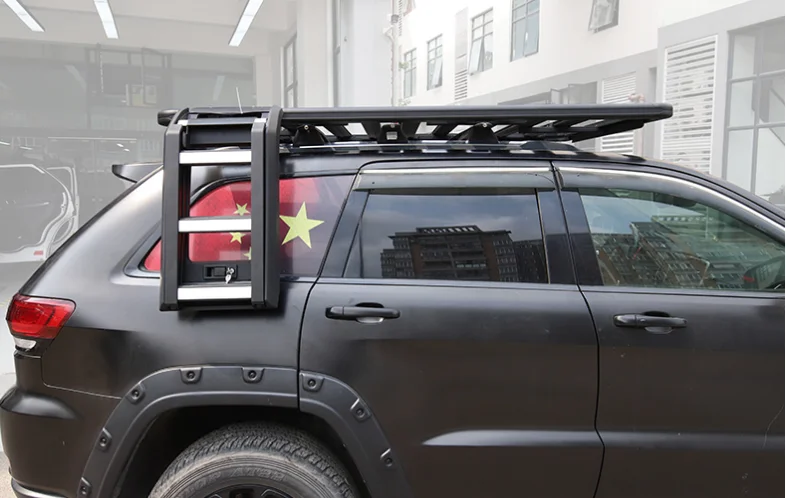 For Jeep Grand Cherokee 2020 2021 2022 2023 Special Accessories Foldable Liftable Stainless Steel Roof Ladder