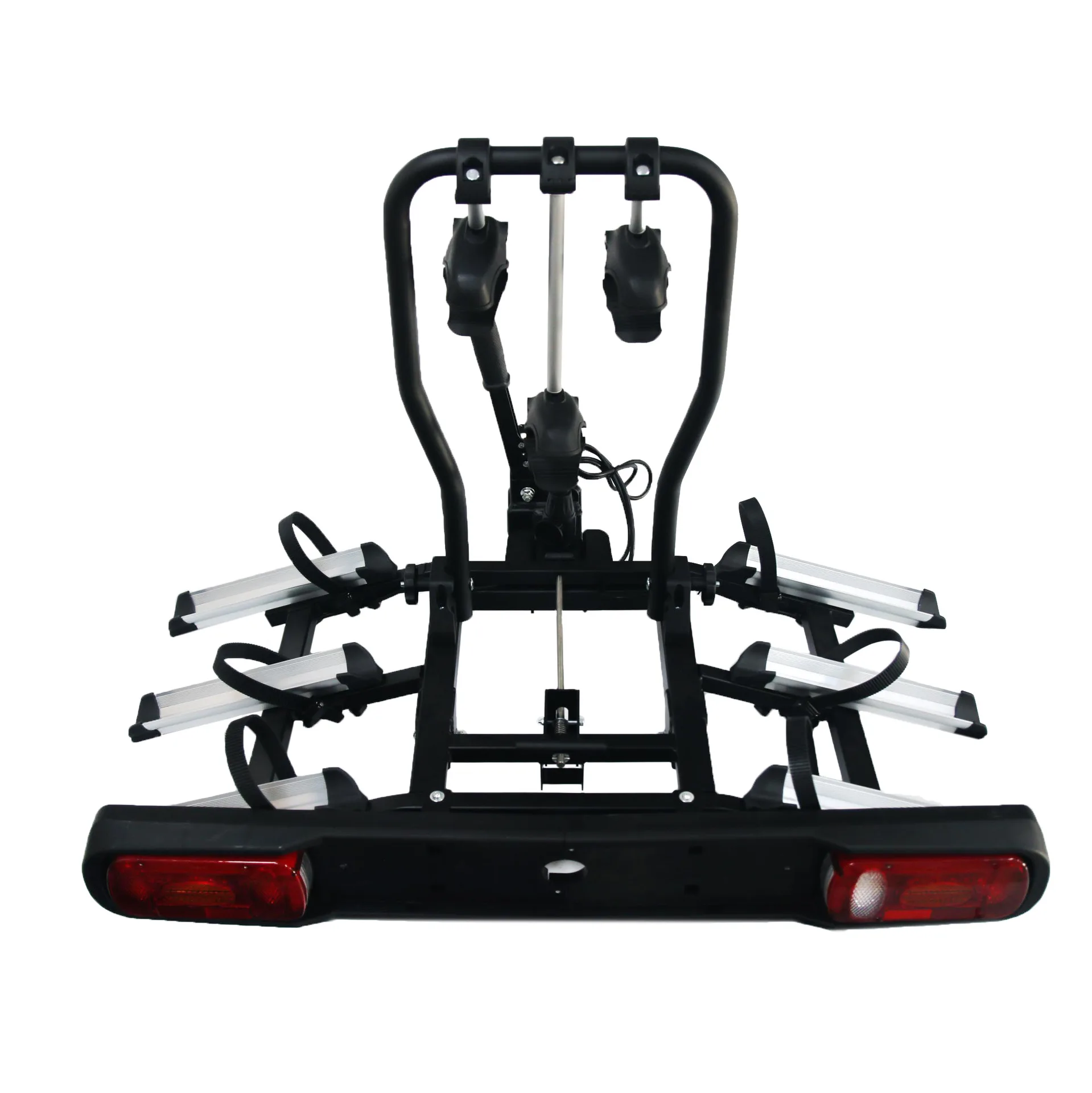 Lightweight Universal square Tow Hitch, Foldable Dual Rear-mounted Car Trunk Bracket, Portable SUV and Sedan bicycle Rack