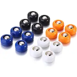 16x Shuffleboard Pucks Shuffleboard Curling Accessories 4 Colors Shuffleboard Table Pucks for Shuffleboard Enthusiasts Playing