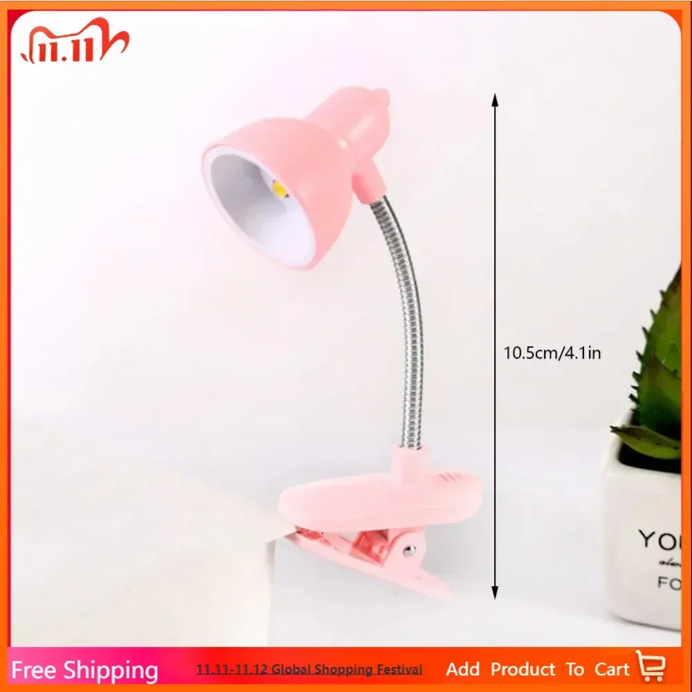 

1Pc Portable LED Lamp Mini Reading Lamps Eye-Friendly Eye Caring Reading Light Clip-On for Books Reading in Bed Desk Assessories