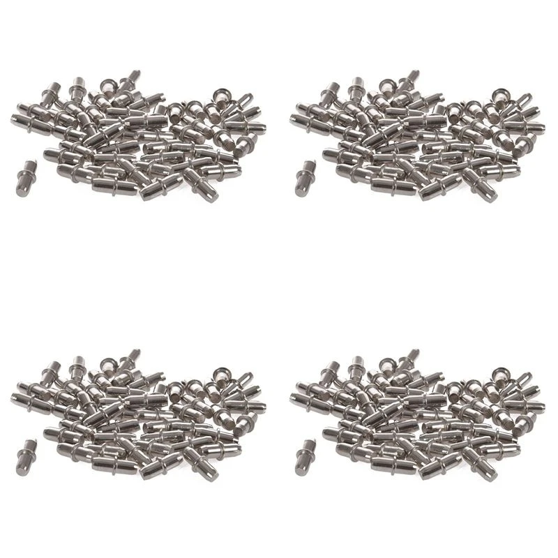 200Pc Cabinet Cupboard Wooden Chopping Shelf Support Pins Nails 16Mm X 5Mm