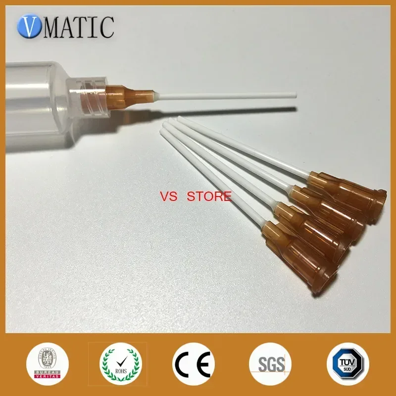 شحن مجاني 15 جرام 1.5 ''طول الأنابيب قفل Luer Pp غراء مرن الاستغناء إبرة تلميح 1-1/2 بوصة #6