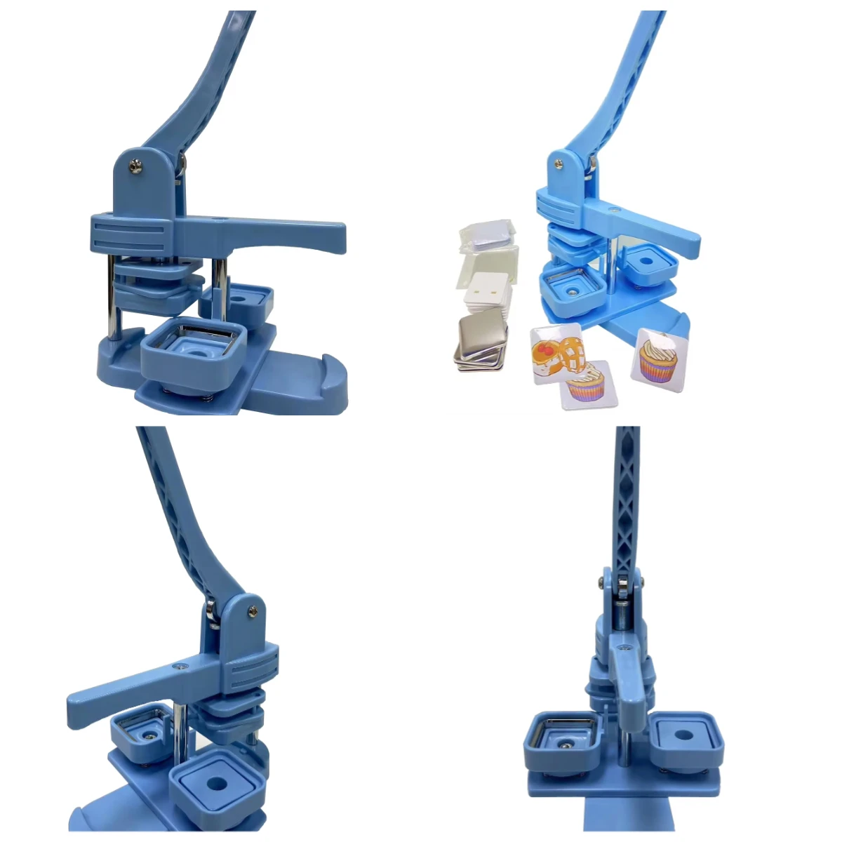 

WJW Lightweight Design Square Magnet Badges Machine DIY Your Square Magnet Badge of Individuality