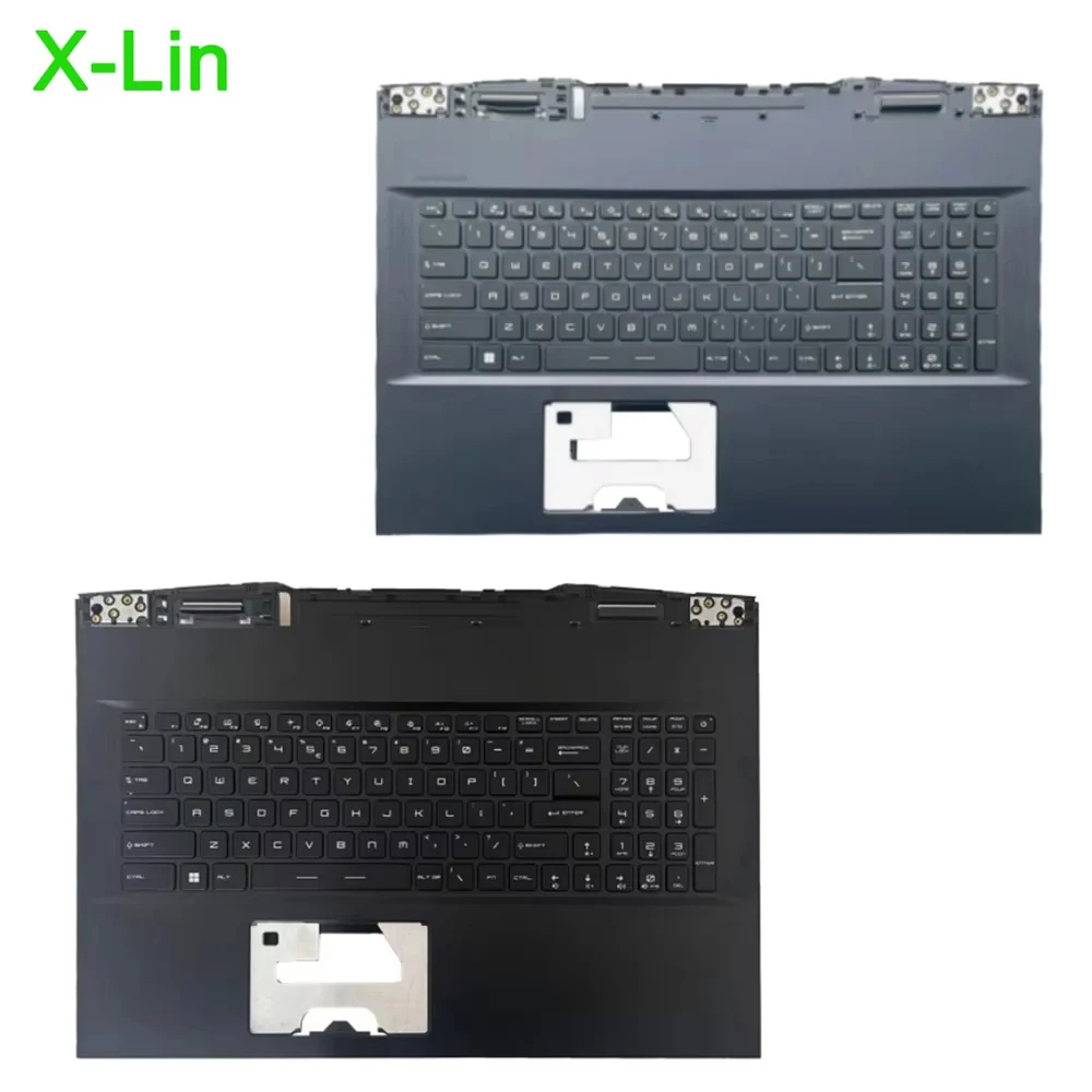 For MS GE76 GP76 MS-17K1 MS-17K2 17K3 17K4 RGB keyboard laptop palm rest upper cover top case shell