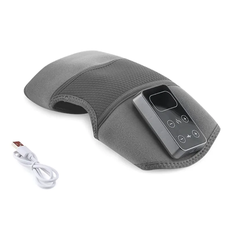 Best-Muscle Relaxing Cordless Thermal Pad Knee Shoulder Vibration Leg Arm Joint Brace 2 Set Massage Device