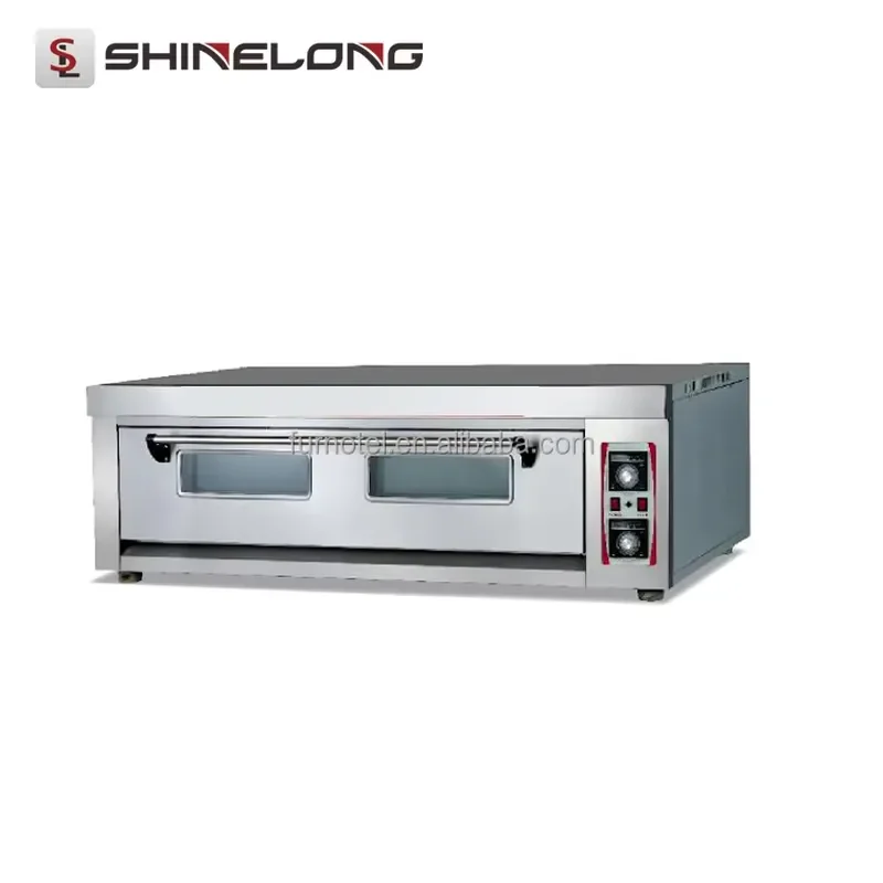 for Commerical K330 Single Layer 3 Trays Electric Bakery Deck Oven