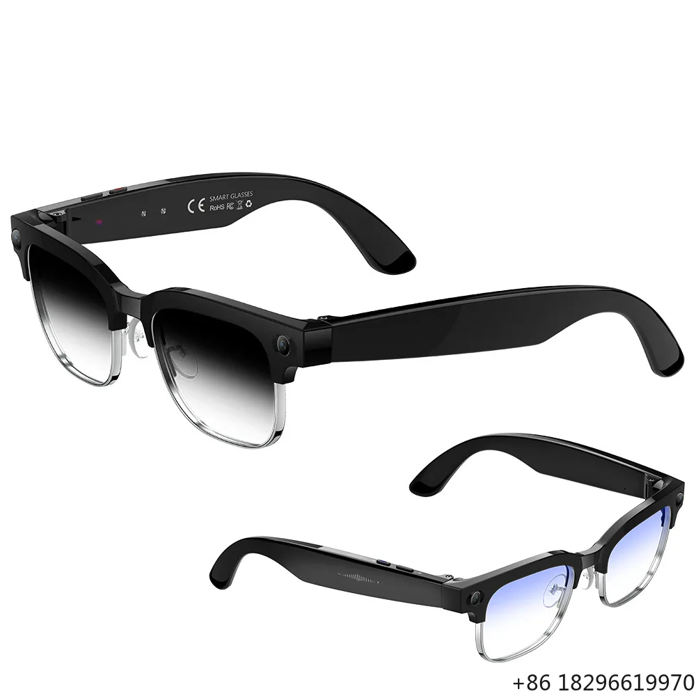 Lightweight Daily Smart Glasses Equipped with Dual Microphone Noise Reduction and Intelligent AI Recognition