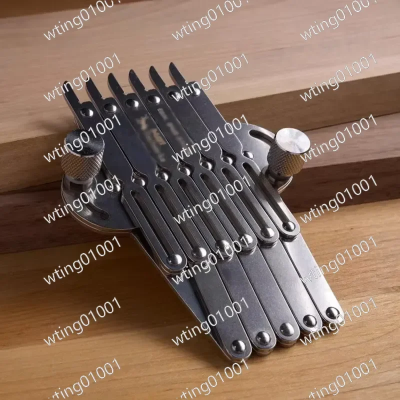 for Dovetail Marking Ruler Stainless Steel High Precision Layout Tool Multifunctional Woodworking Measuring Gauge Accurate