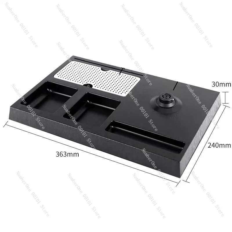 EU and UK Standard Electric Water Bottle Tray Set, 304 Stainless Steel Electric Water Boiler, Hotel Room and Home Use