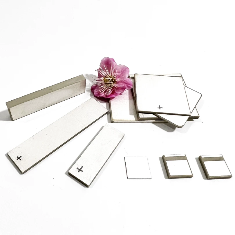 2Piece/Lot 30*30*2mm Rectangle Piezoelectric Ceramic Materials PZT4 Plate