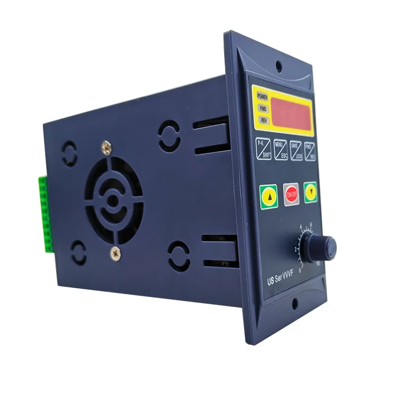 محول تردد صغير وبسيط 0.75 كيلو وات مدخل 220 فولت إلى ثلاث مراحل يدعم بروتوكول RS485 Modbus