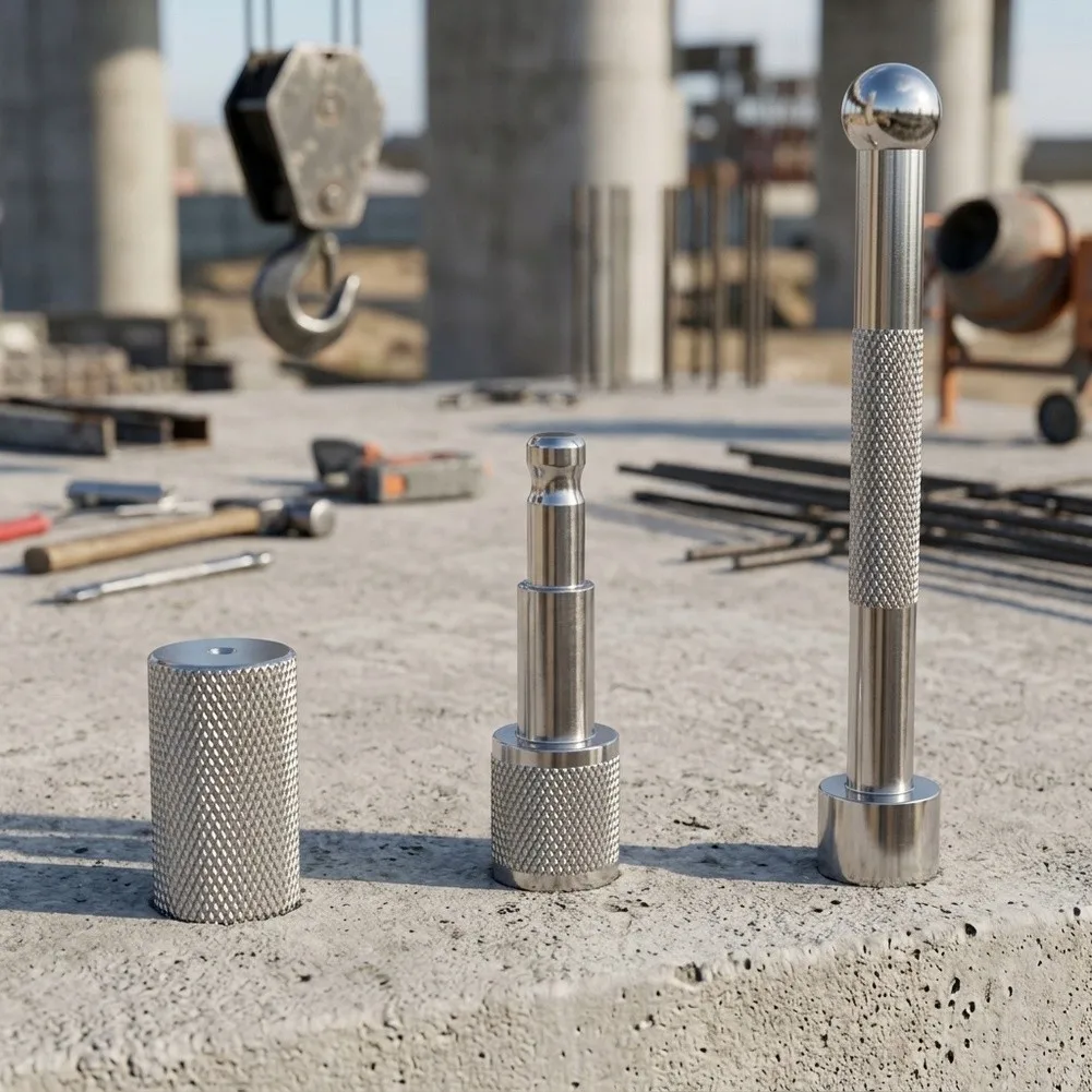 Stainless Steel Deformation Monitoring Point For Bridge & Tunnel Survey, Pre-Embedded Marker For Total Station & Level