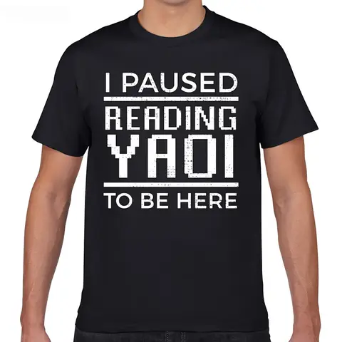Tops Yaoi Fujoshi Anime Fashion White Geek Custom MaleTshirt Brand Teeshirt Short Sleeve Cotton New Arrival Round Collar Outfits