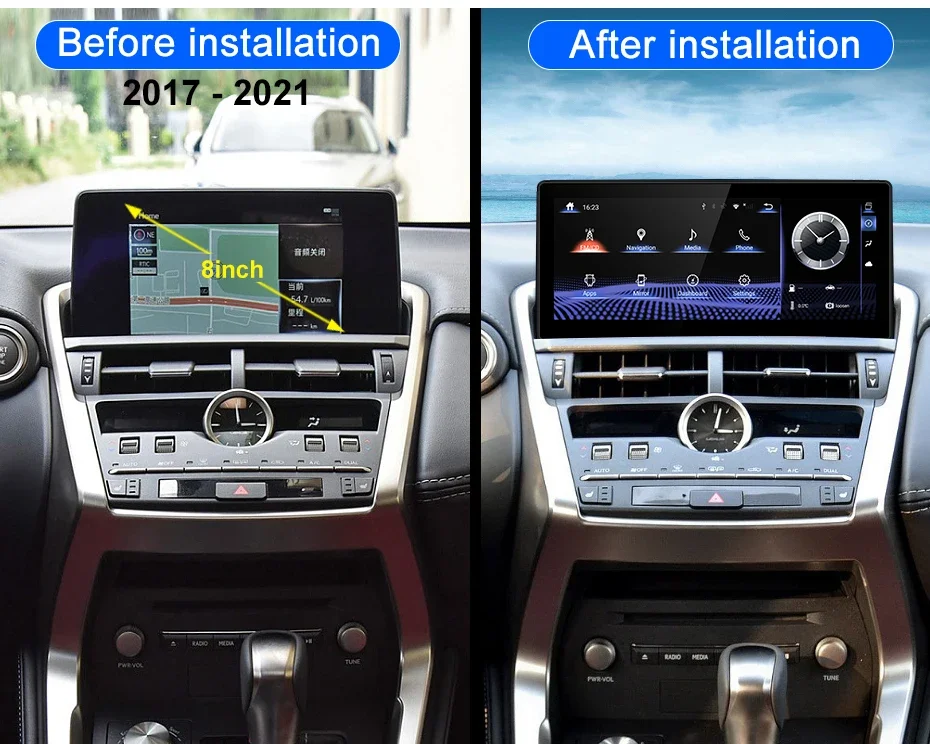 For Lexus RX RX270 RX350 RX450H 2009-2014 10.25inch Car Radio Multimedia Player Android 13 Carplay GPS 4G WIFI Stereo