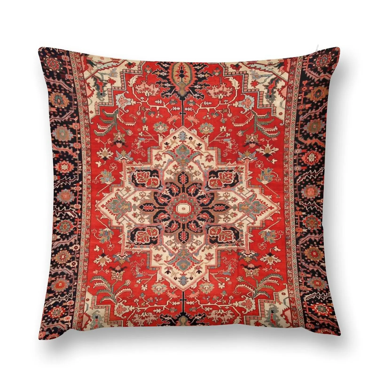 Antique Persian Serapi Rug Print Throw Pillow Anime pillowcases for sofa cushions home decor items pillow