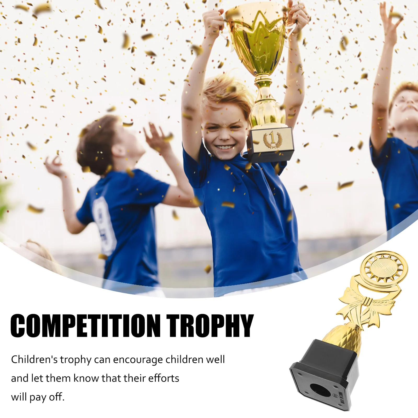 

Детский приз, трофей премиум-класса, пластиковая гладкая отделка, долговечная награда для соревнований для танцевального конкурса, выпускной декор, трофеи для