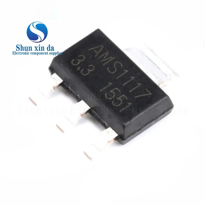 50PCS AMS1117 series AMS1117-3.3V AMS1117-ADJ AMS1117-1.8V AMS1117-1.2V AMS1117-5.0V AMS1117-2.5V AMS1117-3.3 AMS1117-5.0 SOT223