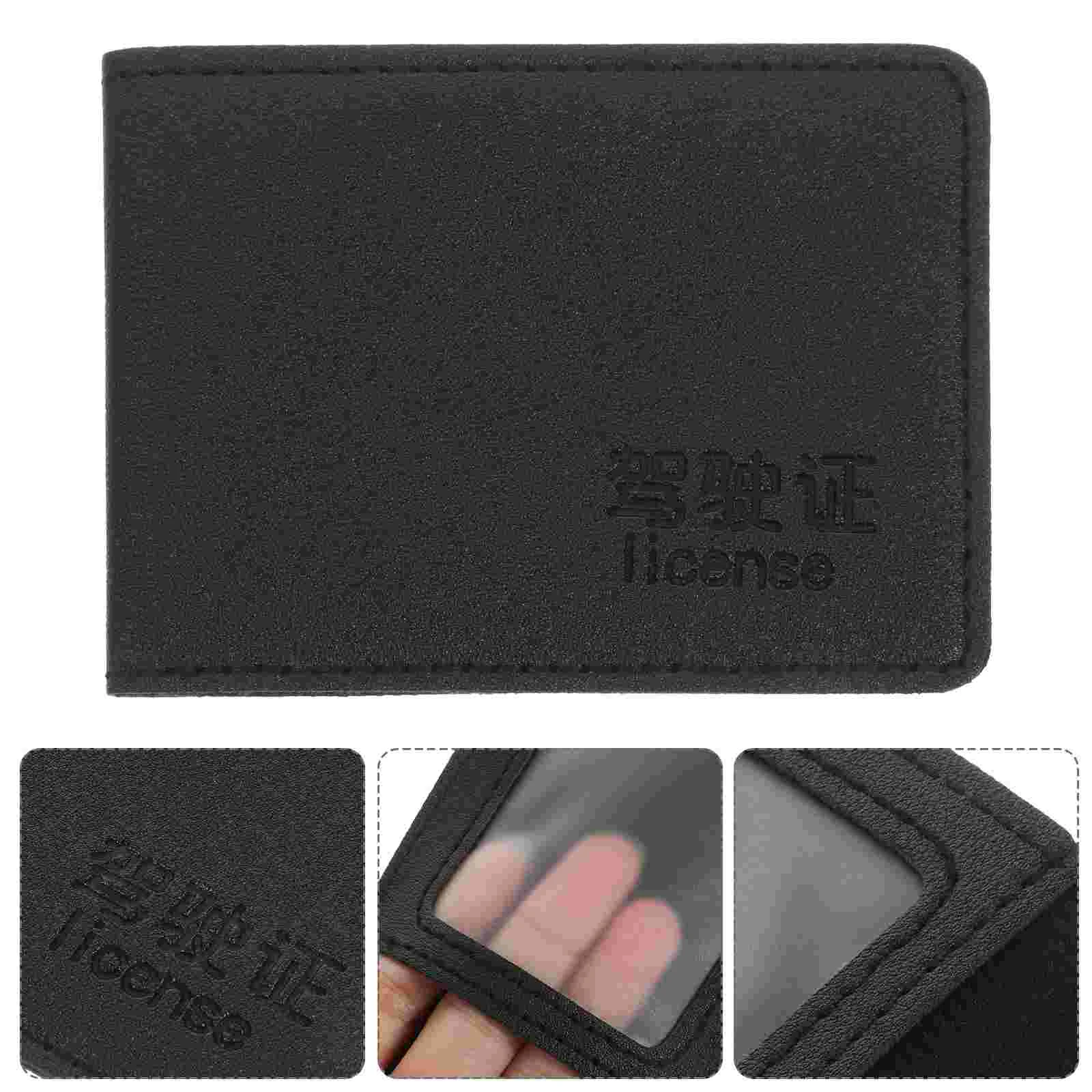 5 Pcs Card Wallet Driver's License Set Holder Paperwork Auto Insurance Document Registration and Driving