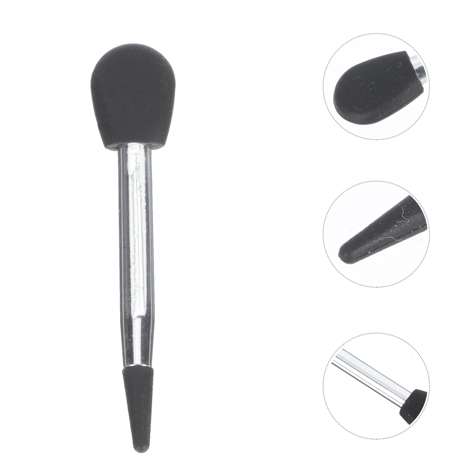 20 pezzi pennello per rossetto in silicone applicatore per ombretto strumento per trucco a forma di microfono pennello per labbra professionale