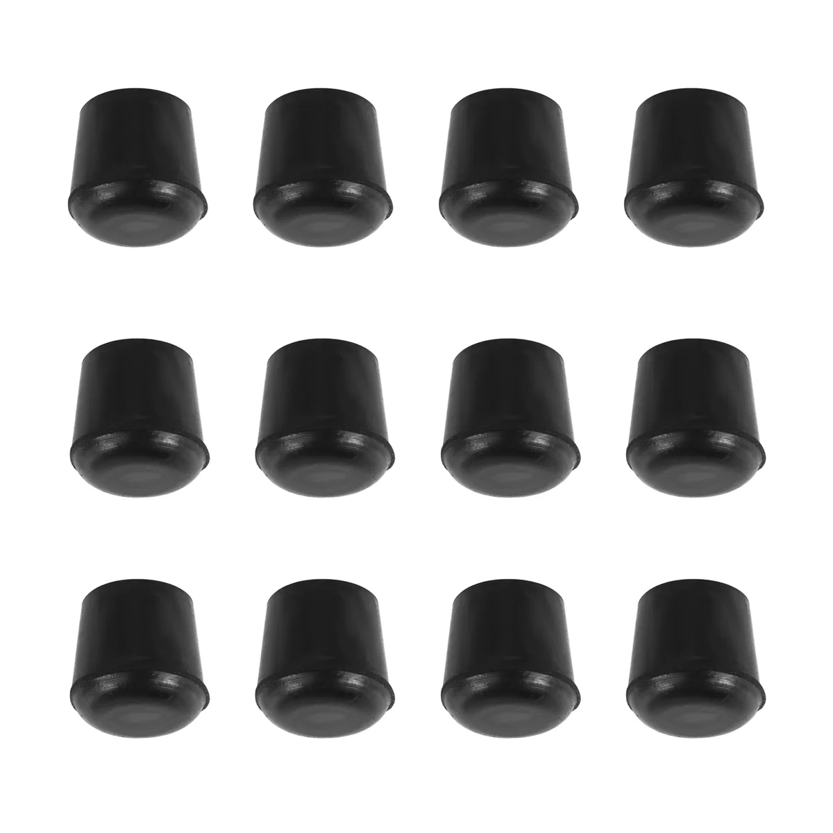 

A95I-Rubber Furniture Crutch Feet Stool Chair Leg Tip Pad 12Pcs Black