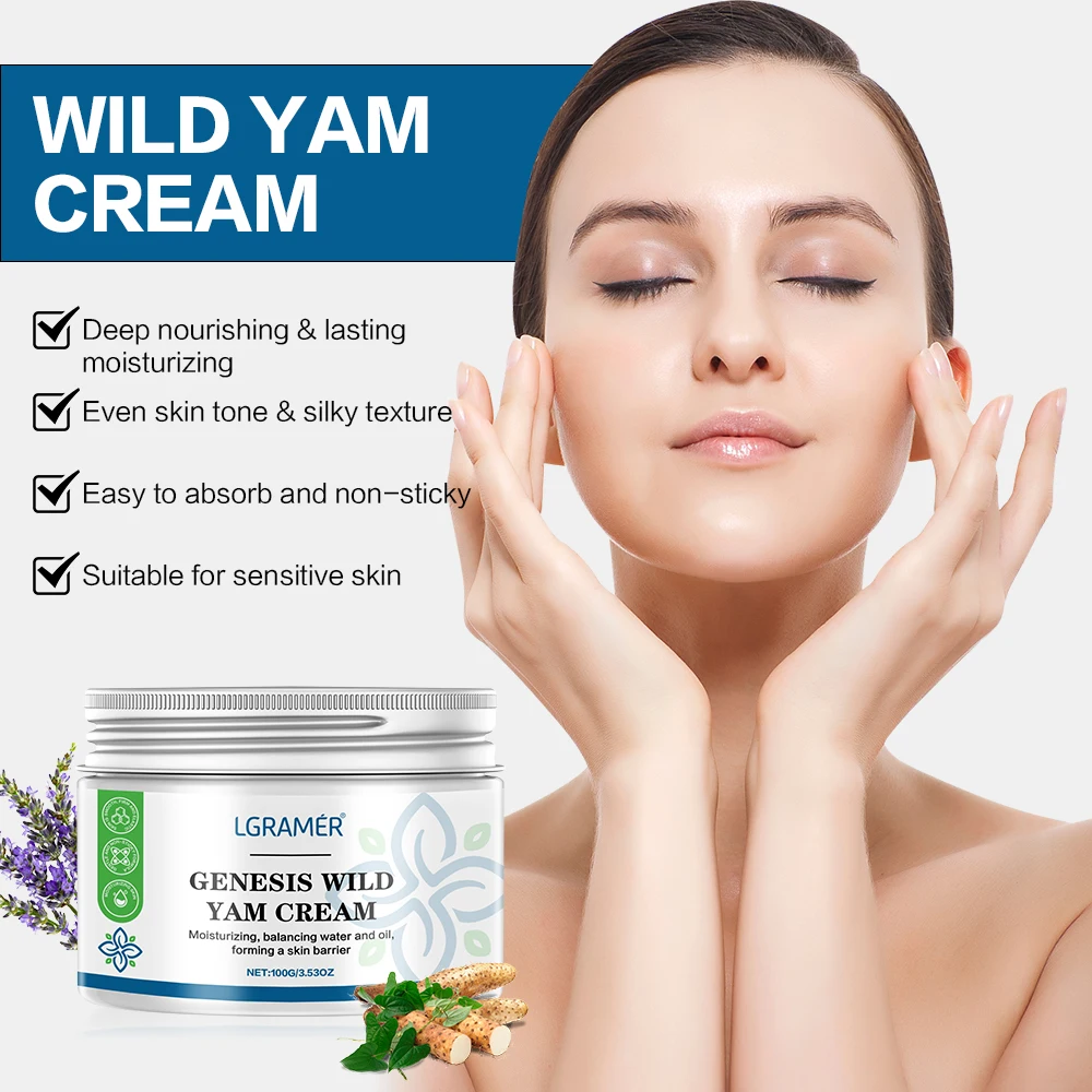 Wild Yam Cream Balance Hormonal Harmonised Hormone Yam Root Paste For Women Improve Skin Healthy Skin Care Product