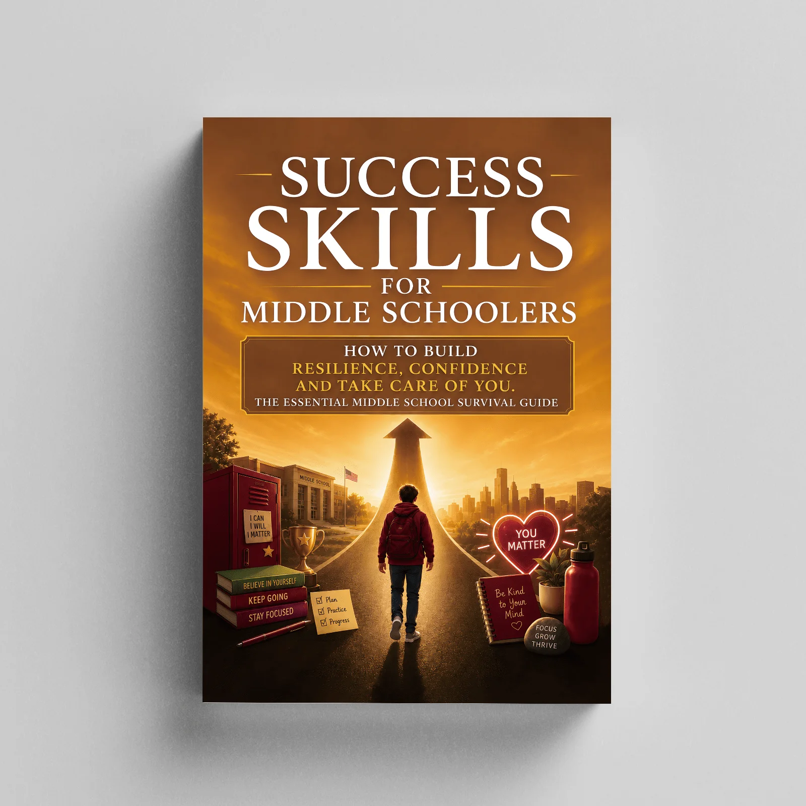 Success Skills for Middle Schoolers, Essential Survival Guide for Building Resilience, Confidence, Self-Care, Focus