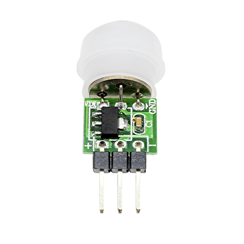 5 stks Mini IR Pyro-elektrische Infrarood PIR Motion Human Sensor Automatische Detector Module AM312 Sensor DC 2.7-12 V Hoge Gevoeligheid