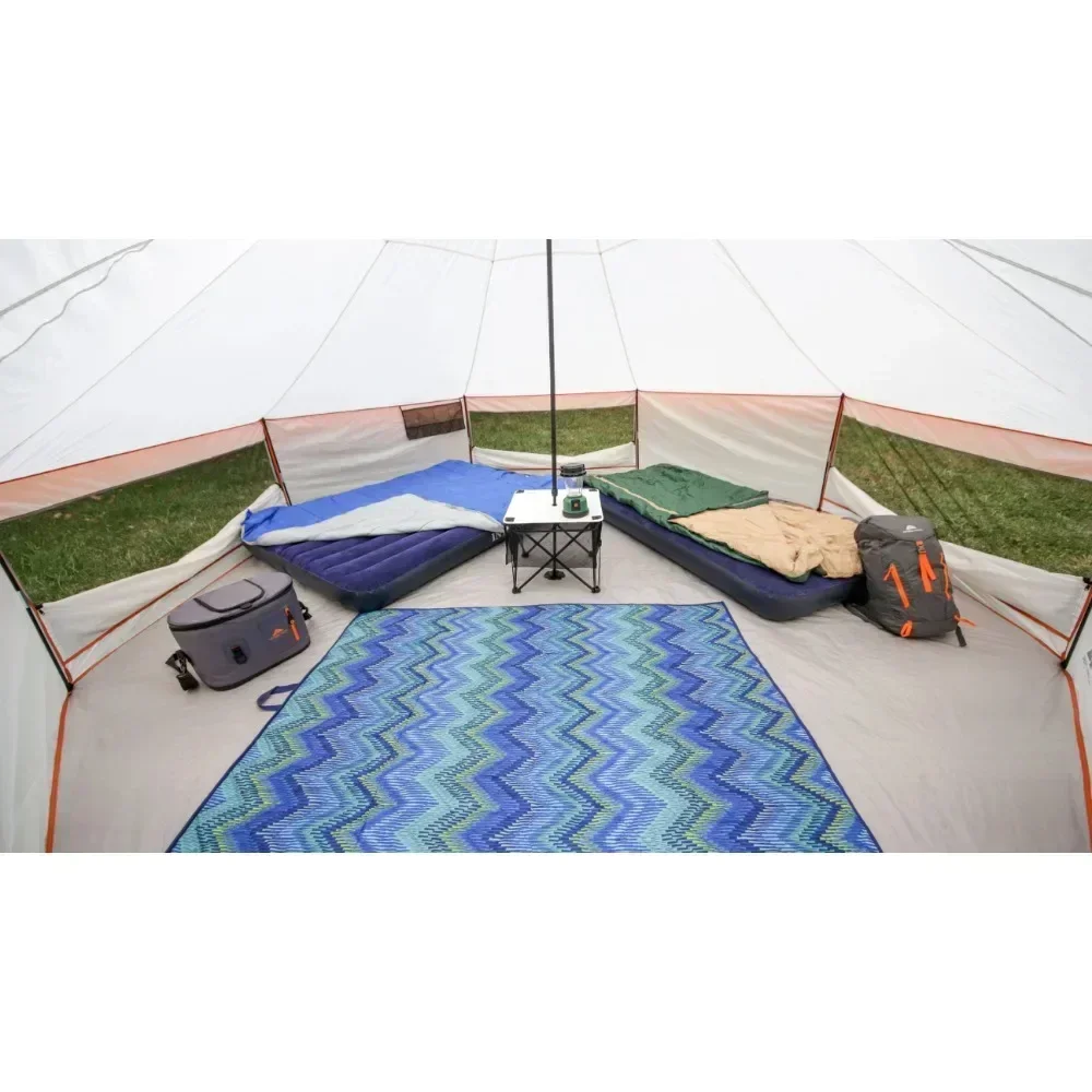 

Tents 8-Person Yurt Tent, 13' x 13' x 92" sheds Easy installation canopys Polyester party tent for Spring, Summer, Fall Tents