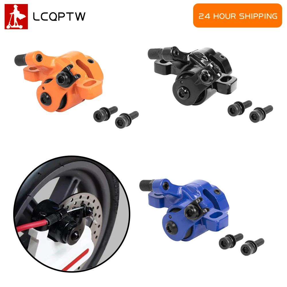 Electric Scooter Brake Caliper for Xiaomi M365 PRO 4 Pro MI 3 1S Aluminum Alloy Rear Wheel Disc Brake with Screws Accessories
