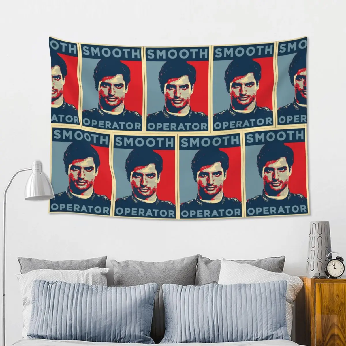 Rainbow Girls Boys Carlos Sainz Smooth Operator Great Men Wom Tapestry Hippie Wall Hanging Aesthetic Home Decor Tapestries
