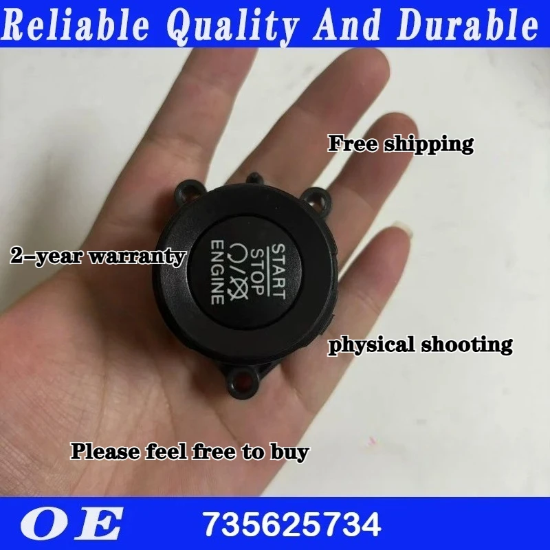

High quality Engine Key Start Stop Switch For JEEP Compass Renegade 2017-2021 5ZR57LXHAA 735625734, 735630236 car accessories