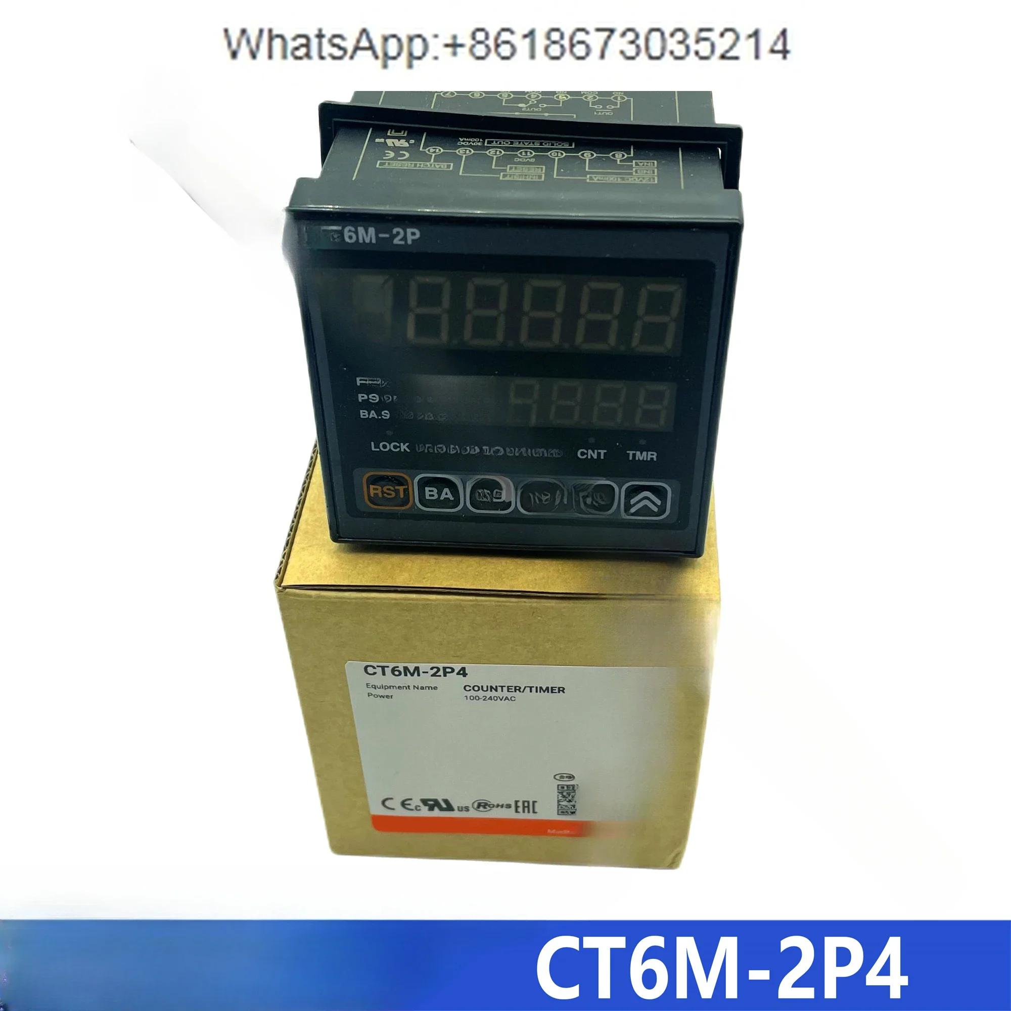 Multifunctional Timer Counter CT6M-2P4 ( CT6-2P) 100-240VAC(50-60Hz)