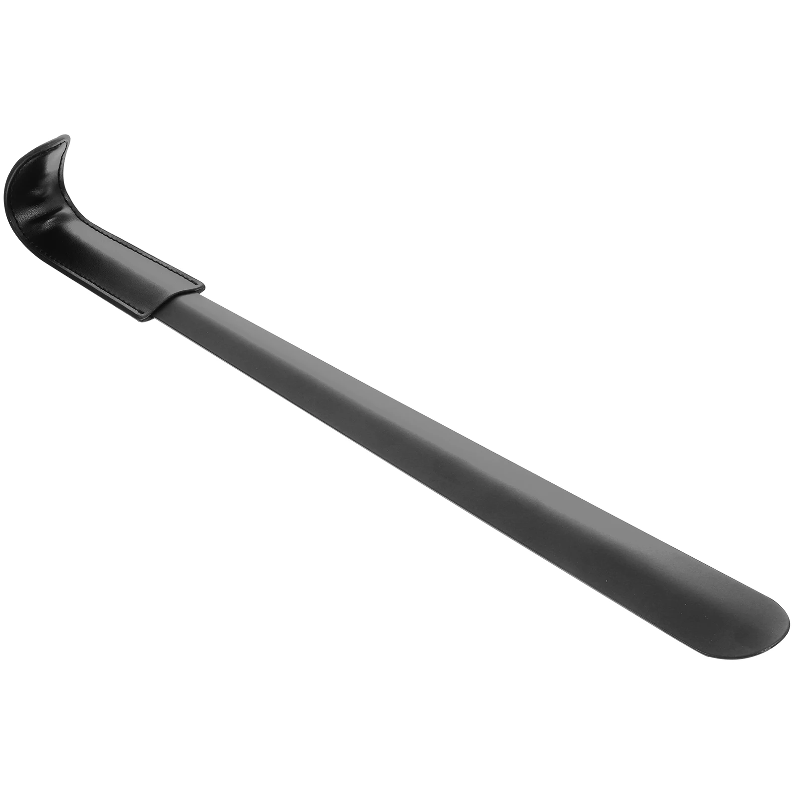 ที่โกยรองเท้าสีดำ พรีเมียม สแตนเลส ด้ามจับยาว ขอบโค้งมนเรียบ ทนทาน ใช้สำหรับใส่รองเท้าที่บ้าน หรือพกพาเดินทาง