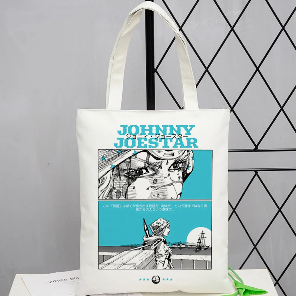 Steel Ball Run Jojo Bizarre Adventure tote bag einkaufstasche sac cabas shoulder  torba na zakupy canvas  femme