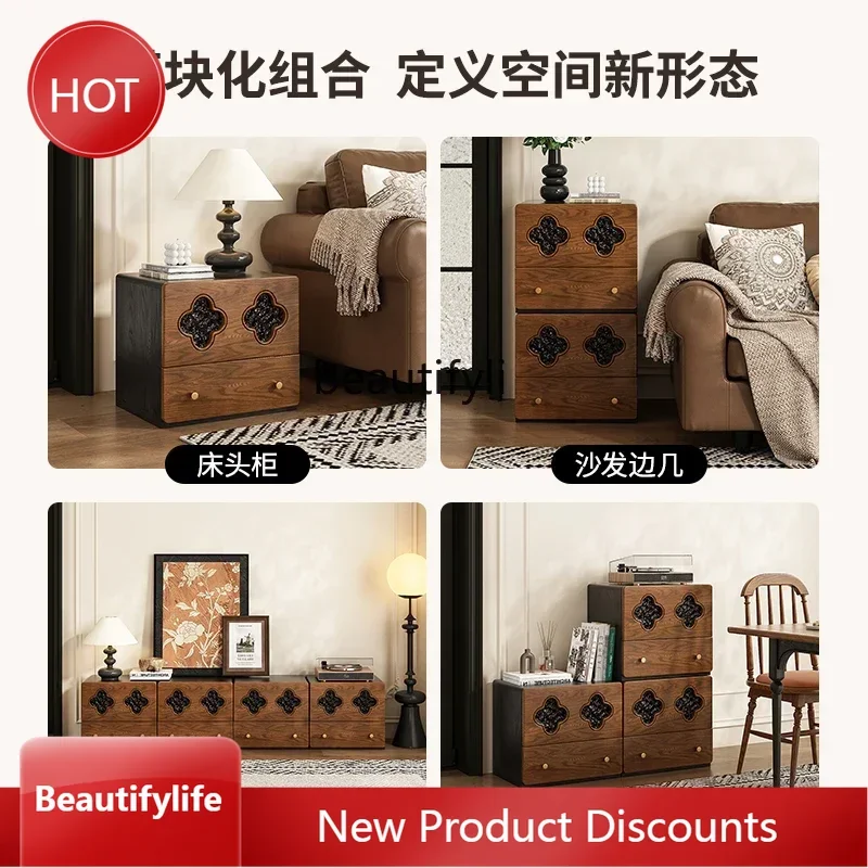 

J46 Американский комод, спальня, прикроватная карточка для хранения, гостиная для домашнего использования, хранилище, шкаф с несколькими ящиками