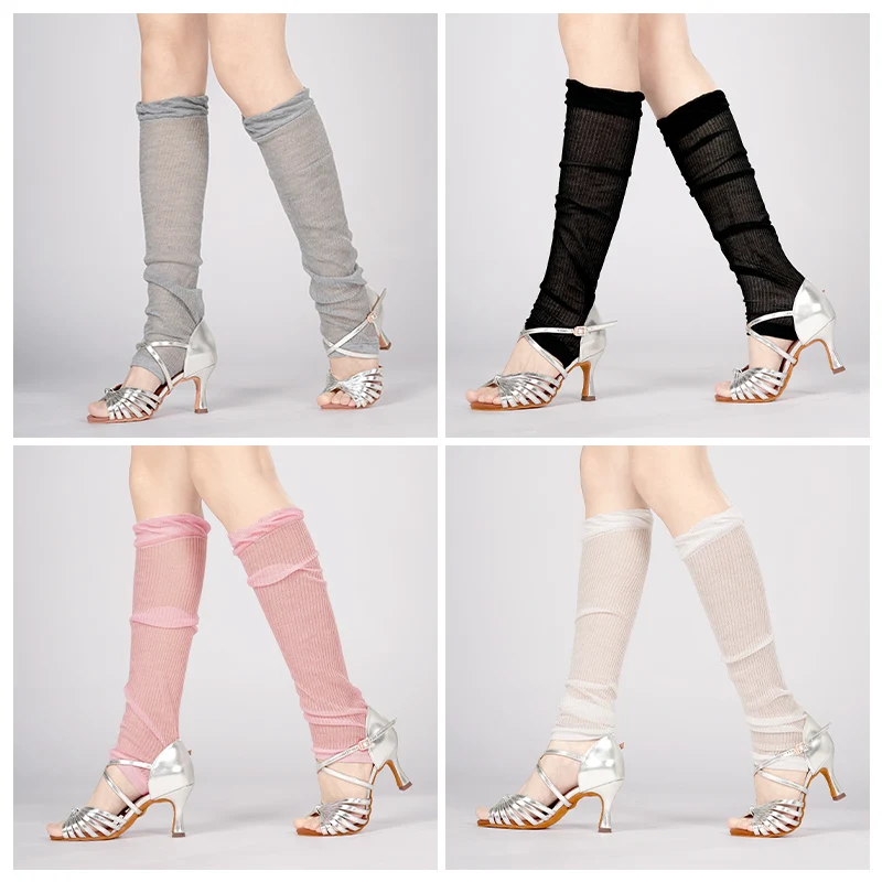 Girls Women Ballet Leg Warmers Hosiery Dance Long Socks Ruffles Knee Socks Ballet Stockings Ballet Leg Protector Ballet Socks