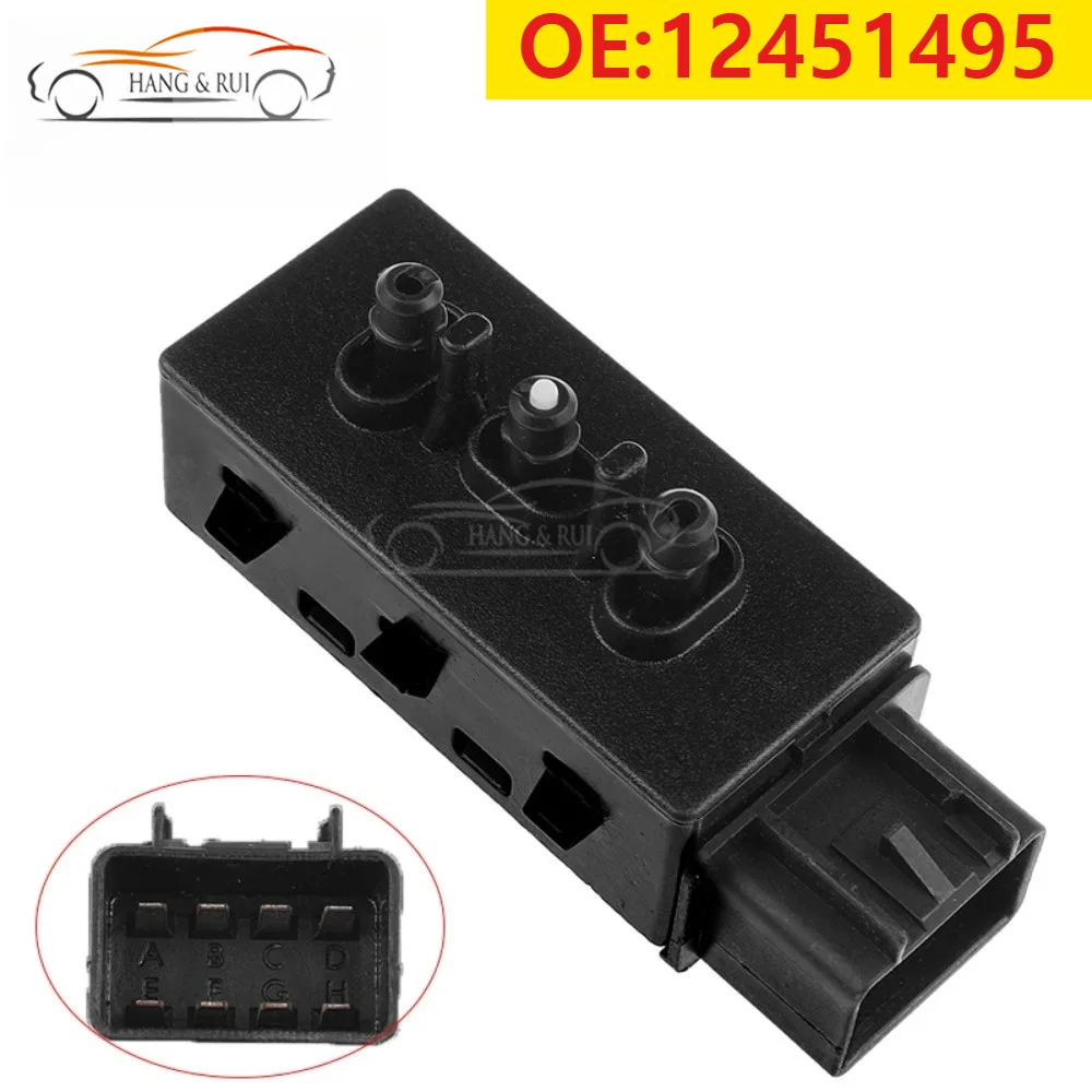 12451495 8 Pins 6 Way Power Seat Adjust Switch For Chevrolet Tahoe Suburban Cruze LTZ GMC Sierra Yukon 1500 2500 3500 HD