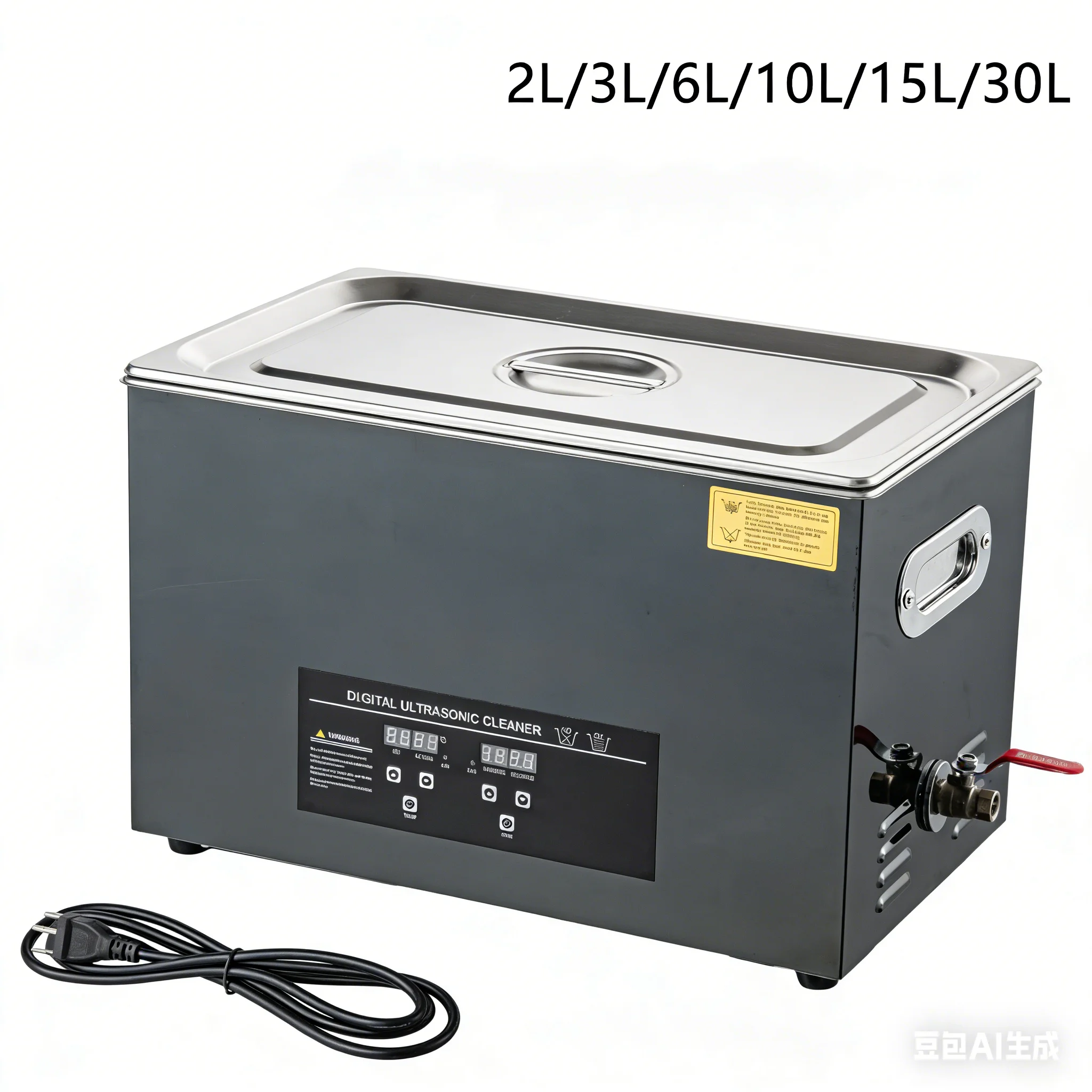 Nettoyeurs à ultrasons 2L, 3L, 6L, 10L, 30L, machine de nettoyage à ultrasons, bain à ultrasons, appareil de nettoyage de bijoux à ultrasons