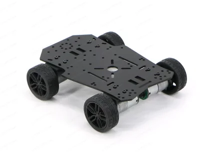 

Шасси для мини-смарт-кара серии R1, 4WD, ширина менее 15 см, с энкодером и мотор-редуктором постоянного тока